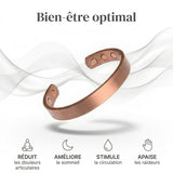 Bracelet en cuivre magnétique