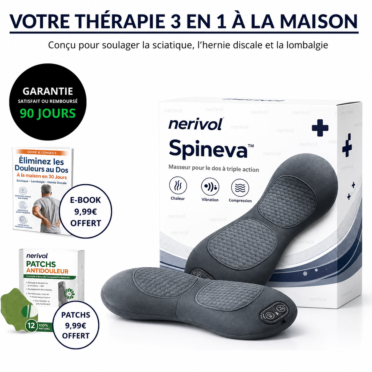 Spineva™ - Masseur Triple action