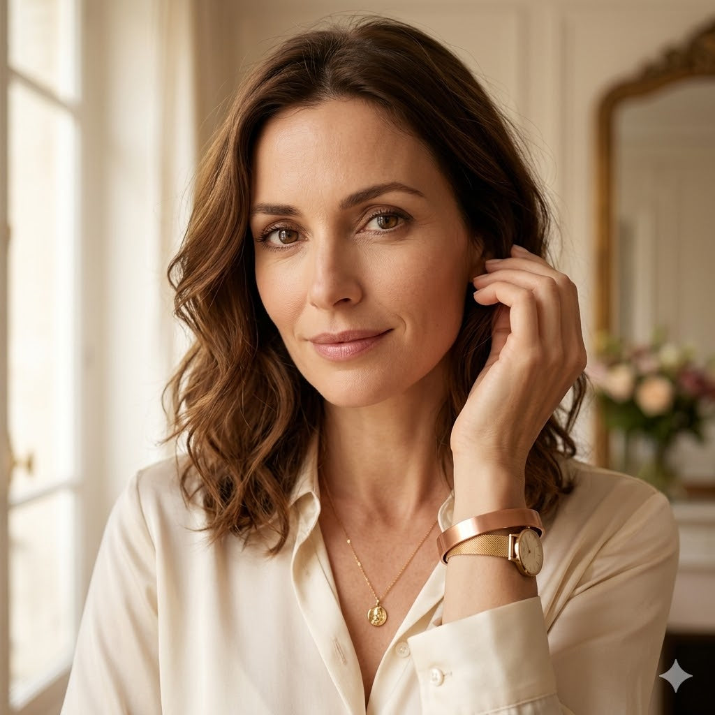 Bracelet en cuivre magnétique