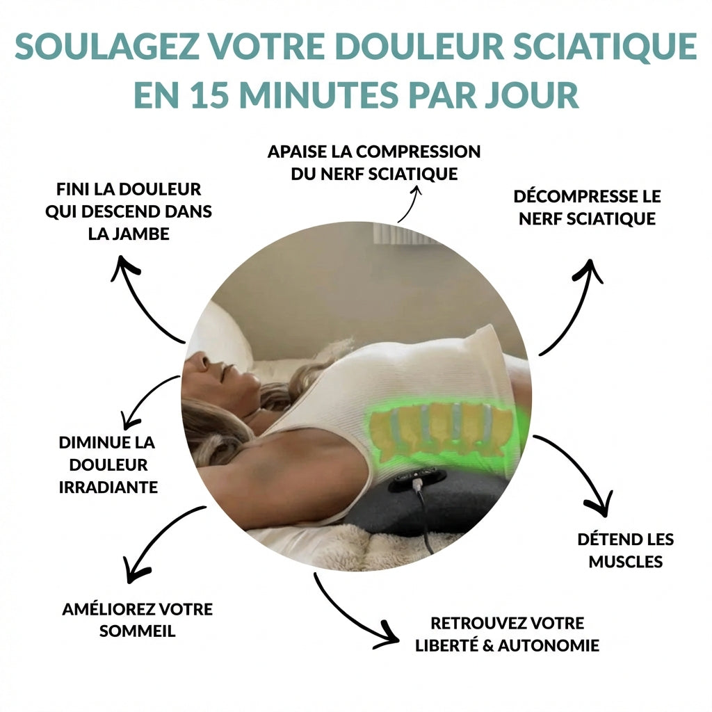 Spineva™ - Masseur sciatique à Triple action